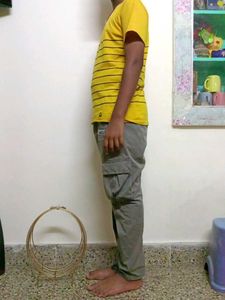 Gold Metal Hoop Basket