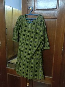 Green Patterned Dress