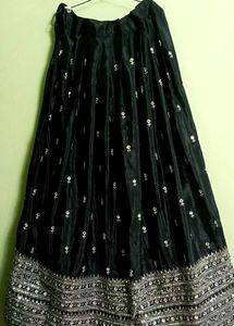 New/Unused Embroiderd Semi Stitched Lehnga Set