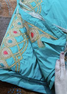 🩵❣️Beautiful Bridal Saree For Wedding