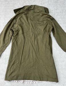 Olive Green Button-Down Jacket