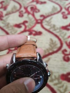 TUNEUP Brown Leather Watch