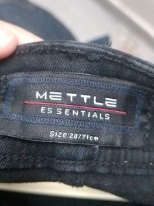 Blue And Black Straight Jeans#