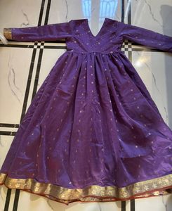 Elegant Purple Anarkali