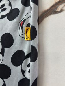 Mickey Mouse Print Casual Pants