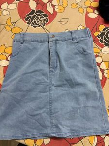 Mini Denim Skirt
