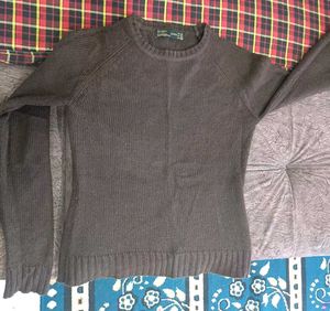 Brown Woolen Sweater For Women