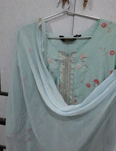 Beautiful Kurta Set With Dupatta.