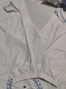 Embroidered Readymade Women Kurta Pant Duppata