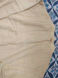 Men's Light Yellow Kurta