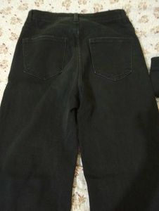 High Waist Black Jeans