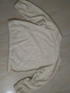 Cozy Cream Fuzzy Knit Pullover
