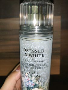 Bbw Dressed In White Body Mist