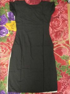 Kurti Cream Nd Black Colour