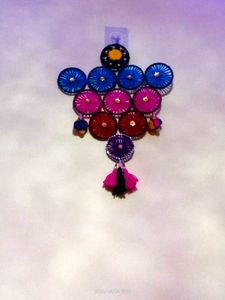 Colorful Yarn Wall Hanging