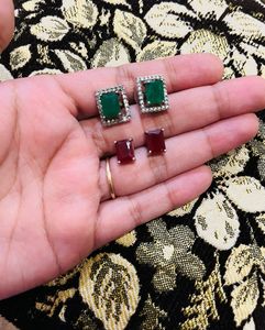 Stud Earrings - Set of 4