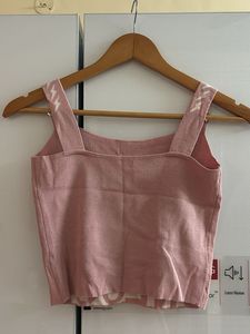 Pink &#39;Unlock&#39; Graphic Knit Tank Top