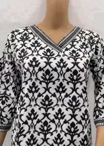 Cotton Printed Short Kurti Top