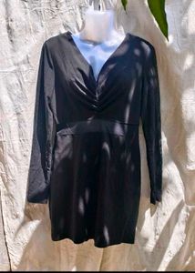 New Sexy Mini Black Bodycon Dress (Women&#39;s)
