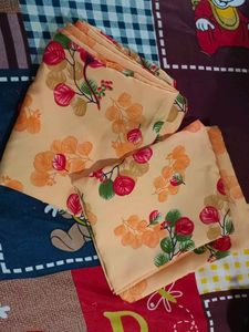 Floral Print Pillow Covers (POLY CREPE) Set Of 1
