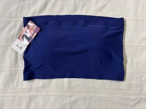 🆕Blue Seamless Bandeau Bra/ Top