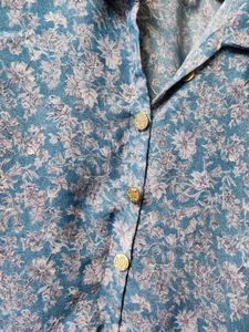 Floral Shirt Dress
