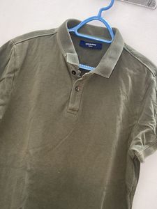 Boys Olive polo tshirt