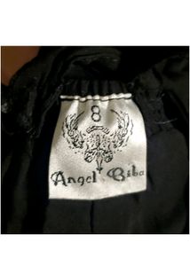 Angel Biba Gold Sequin/Black StrappyCocktaildress