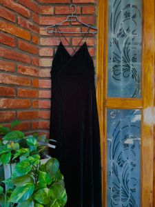 Elegant Velvet Maxi Dress