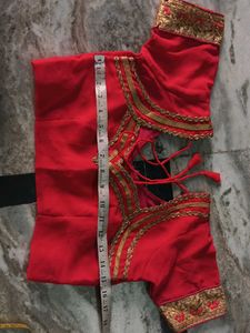 Pink Saree.