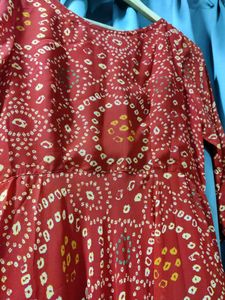 Bandhej Chunadi Kurta