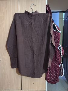 Brown Long Sleeve Shirt