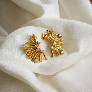 Golden Bloom studs