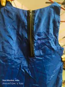 Chic Blue &amp; Black Dress