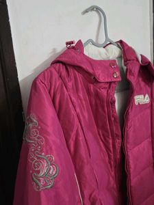 FILA Pink Puffer Jacket bust 34~36