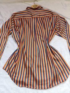 Zara Striped Silky Shirt
