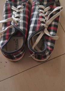 Checkered Sneakers combo of 2