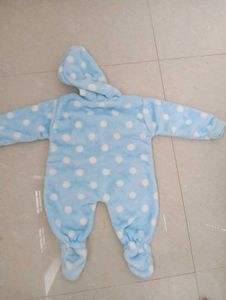 Blue Bunny Fleece Onesie