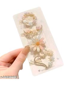 Floral Hair Clip Set