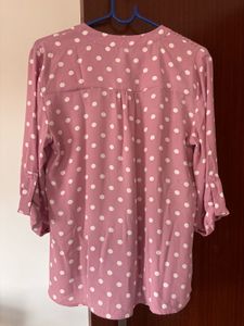 Cover Story Polka Dot Top - Size M