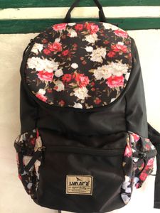 Lunar Black&Floral Backpack