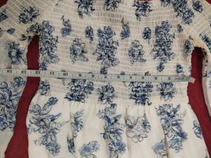 Floral Off-Shoulder Mini Dress 2 time used (CE)