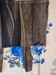 DIY recycled Denim Co-ord Set