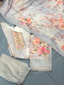 Floral Kurta Set with pant &amp; Duppatta