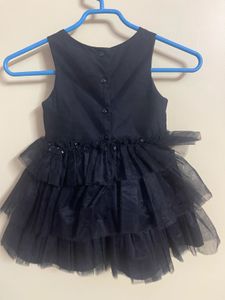 H&amp;M Black Tulle Party Dress