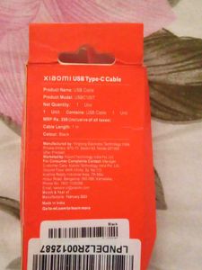 Xiaomi USB Type-C Cable