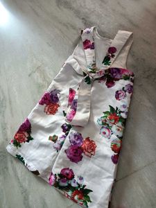 Cute Floral Girls dongree type dress