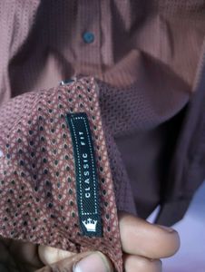 Louis Philippe Patterned Casual Shirt