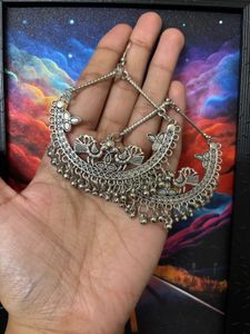 Oxidized Silver Earrings
