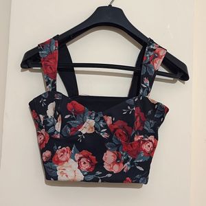 Floral Corset Top